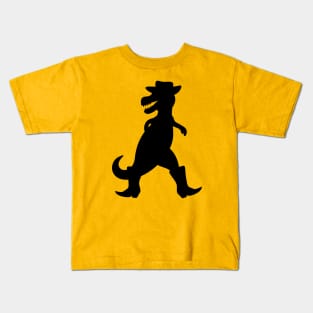 Cowboy T-rex Kids T-Shirt